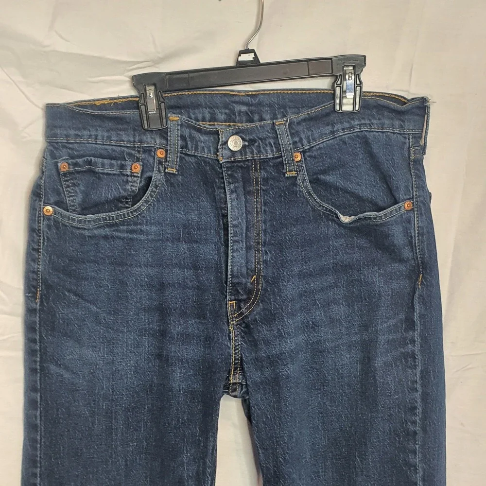 Levis 527 Slim Bootcut Jeans Mens 34x34 Dark Wash Denim Cowboy Western 5‎ Pocket